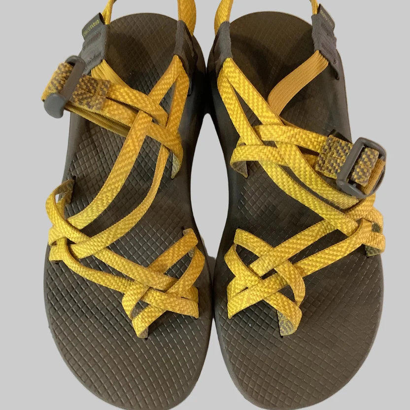 Chaco Yellow Zx2 Toe Strap