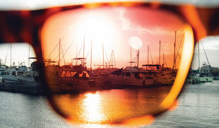 Optic Nerve-Kingfish Matte Tortoise w/ HYDROGLARE Polarized Brown Lens Green Mirror
