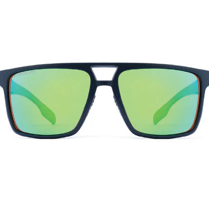 Optic Nerve-Larimer Matte Black w/ HYDROGLARE Polarized Brown Lens Green Mirror