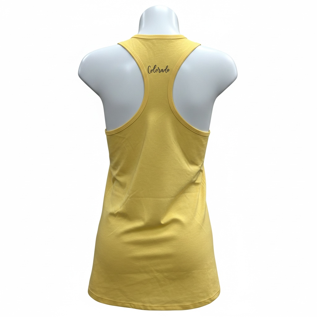 TANK TOP RACERBACK COLORADO COLUMBINE MOUNTAIN
