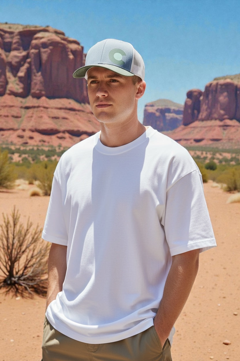 Colorado C Trucker Hat sage/gray/oatmeal
