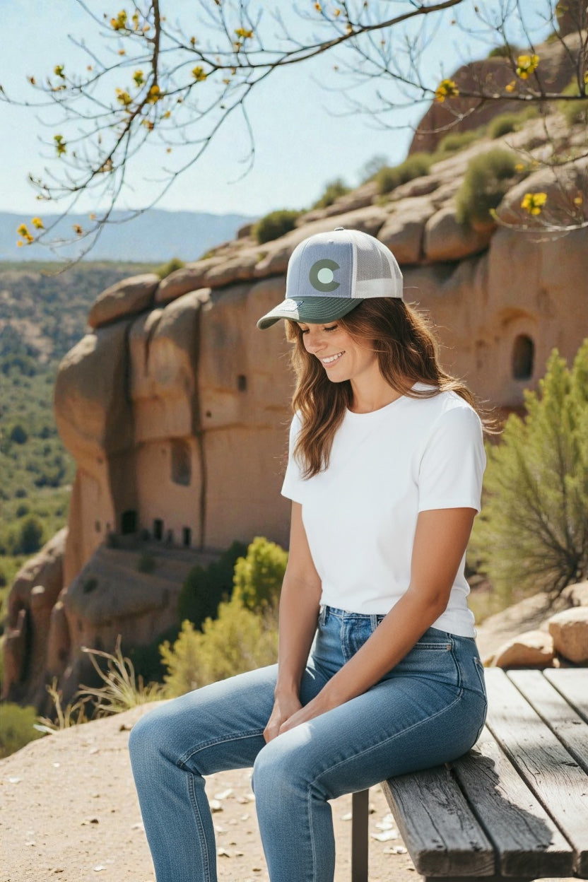 Colorado C Trucker Hat sage/gray/oatmeal