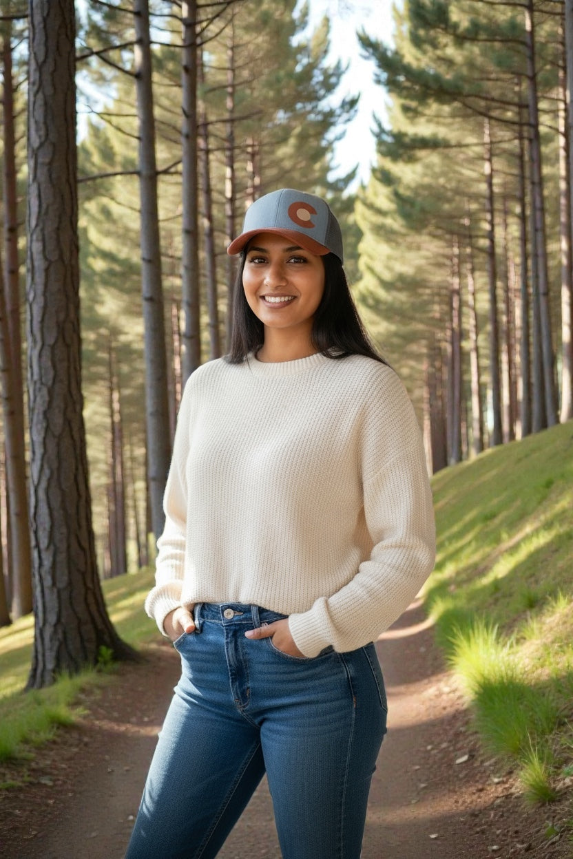 Colorado C Trucker Hat Orange/Charcoal/Gray