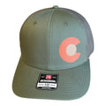 Colorado C Trucker Hat Green/Orange