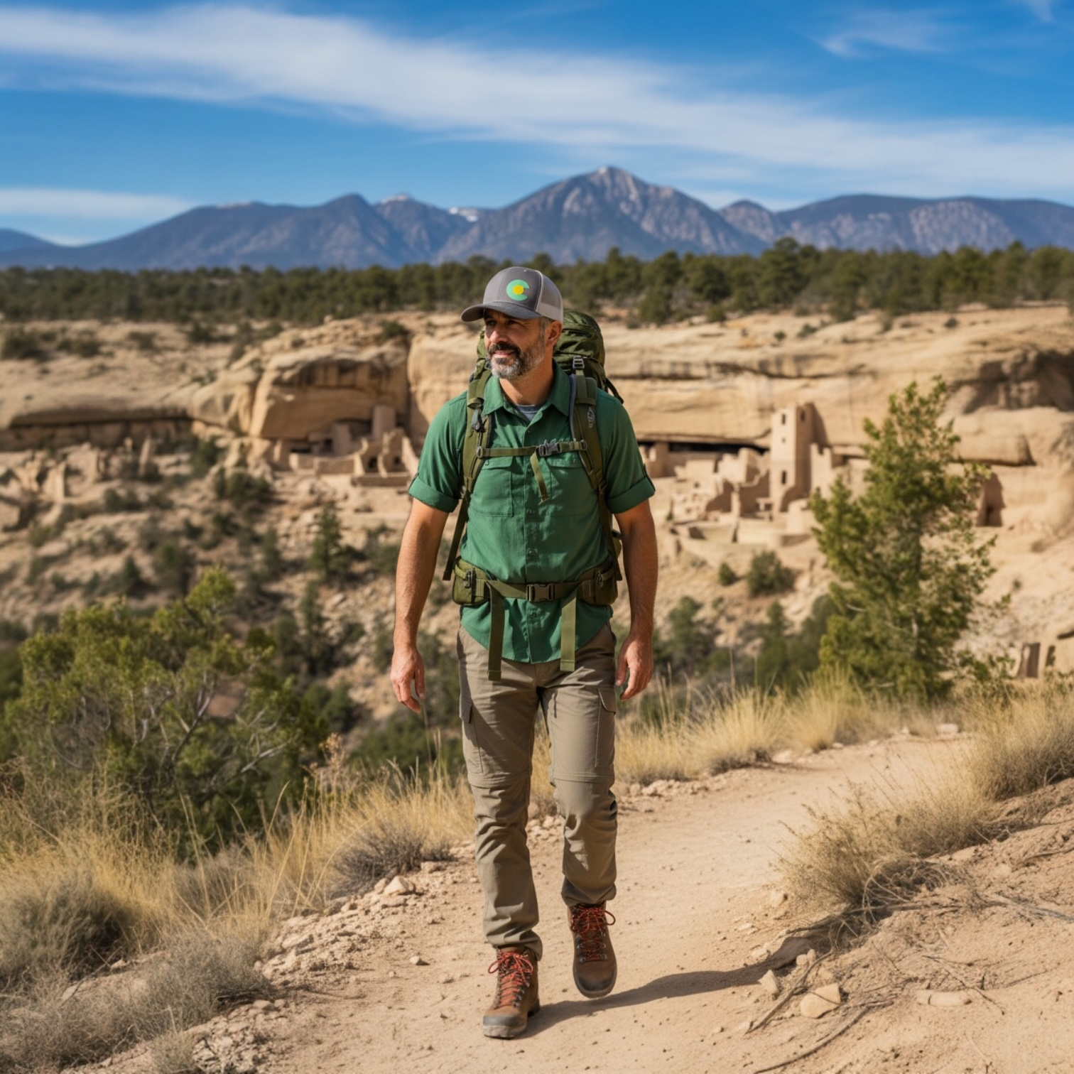 Colorado C Trucker Hat Brown/Beige