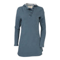 PURNELL-Fleece knit tunic Navy