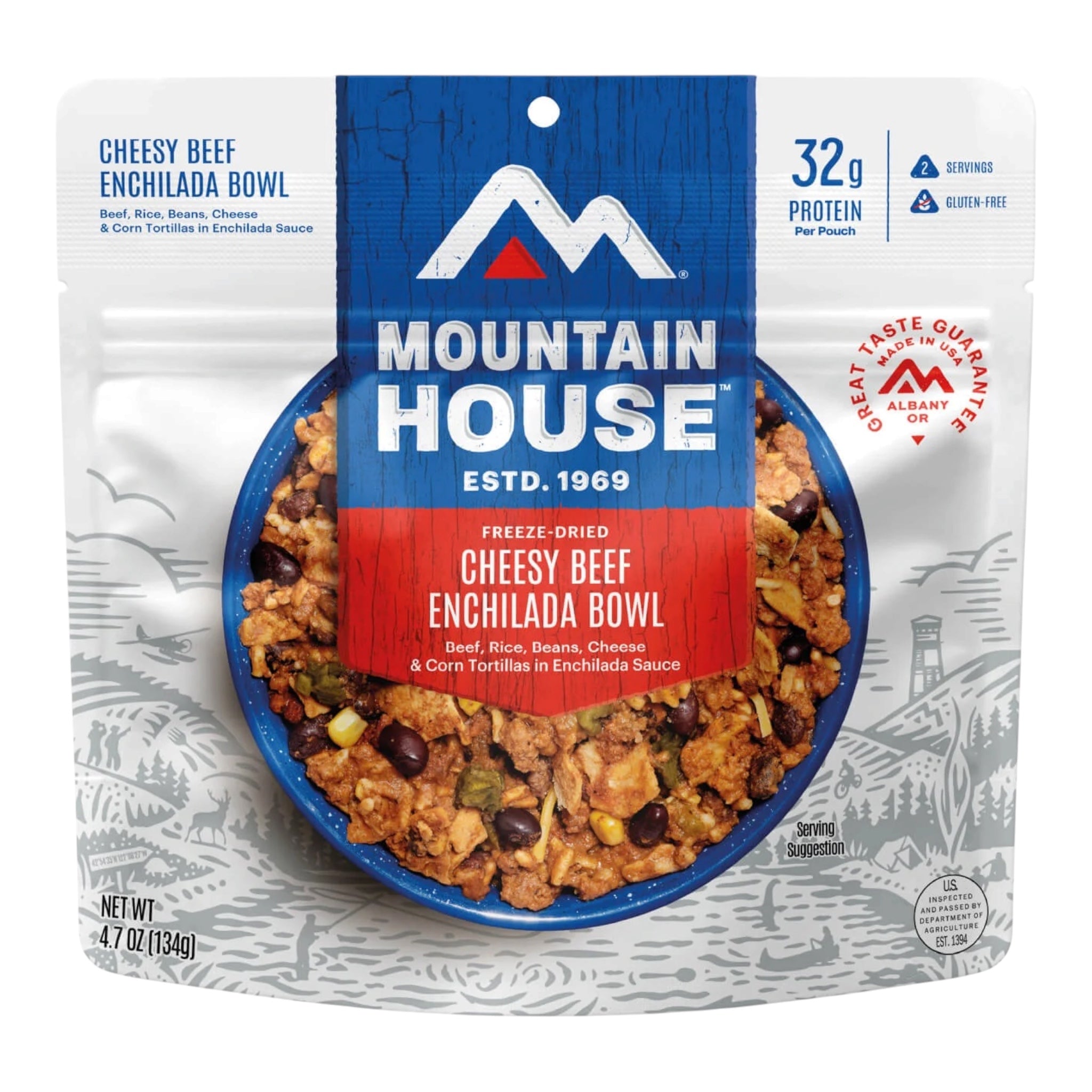 Mountain House Cheesy Beef Enchilada Bowl