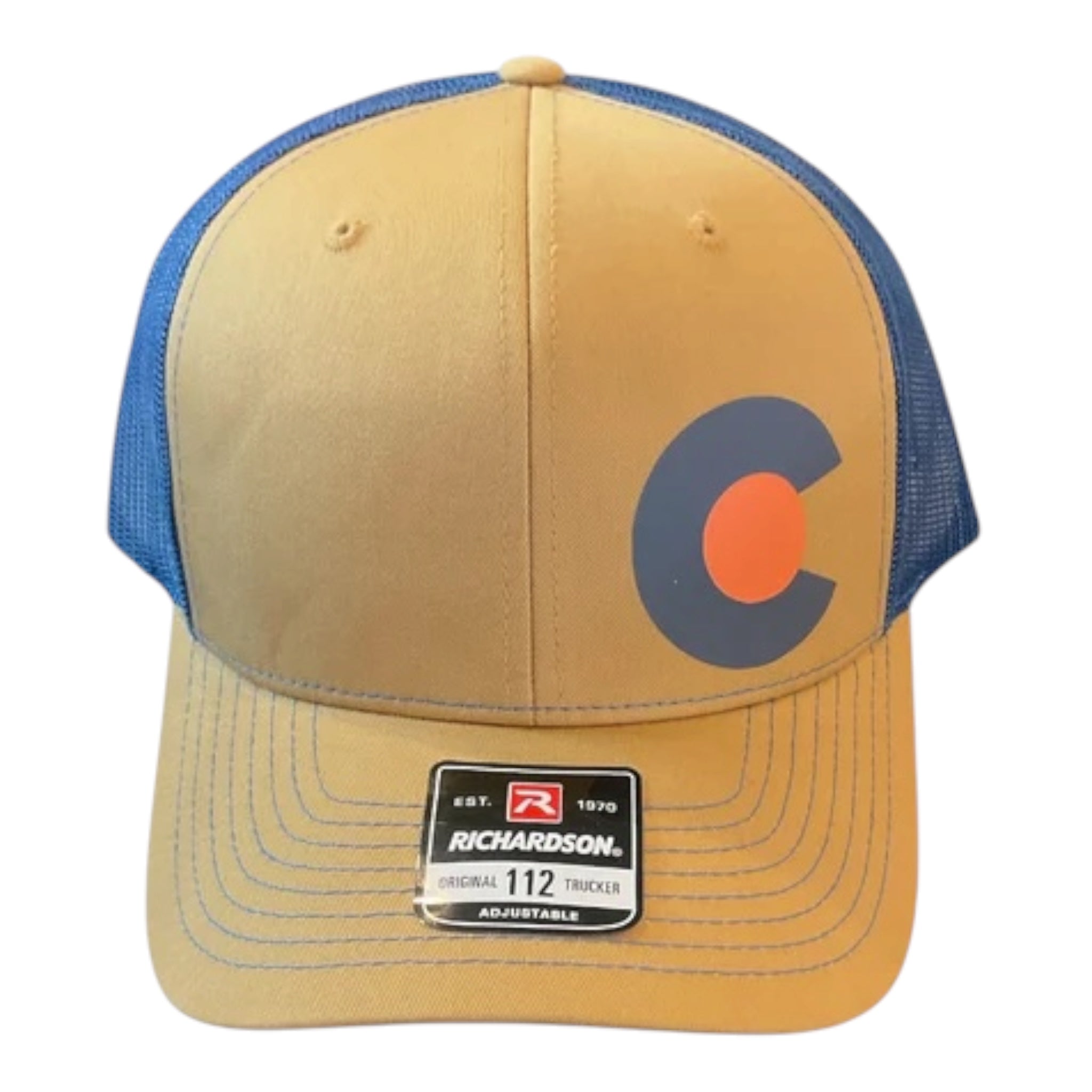 Colorado C Trucker Hat Desert Khaki/blue