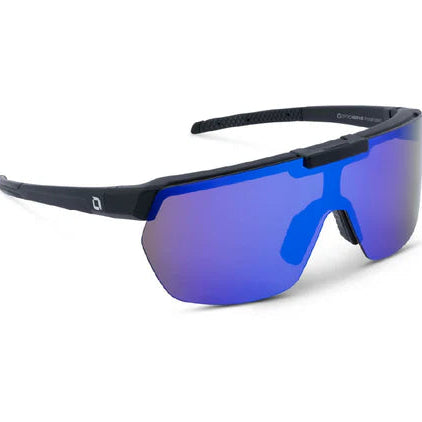 Optic Nerve-Rockpile Matte Black w/ Polarized Brown Lens Blue Mirror