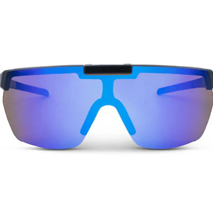Optic Nerve-Rockpile Matte Black w/ Polarized Brown Lens Blue Mirror