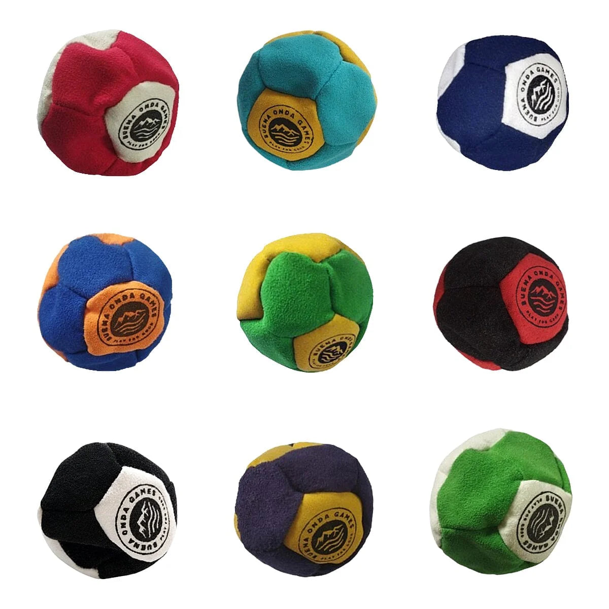 Buena Onda Sandbag Hacky Sack – Assorted Faux Suede Footbag