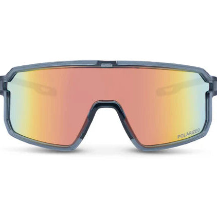 Optic Nerve-Scraggy Shiny Crystal Smoke Polarized Smoke Lens Red Mirror