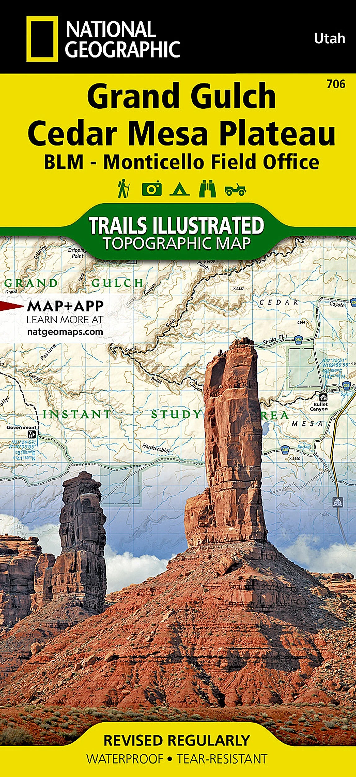 Nat Geo-Grand Gulch/Cedar Mesa Plateau No.706