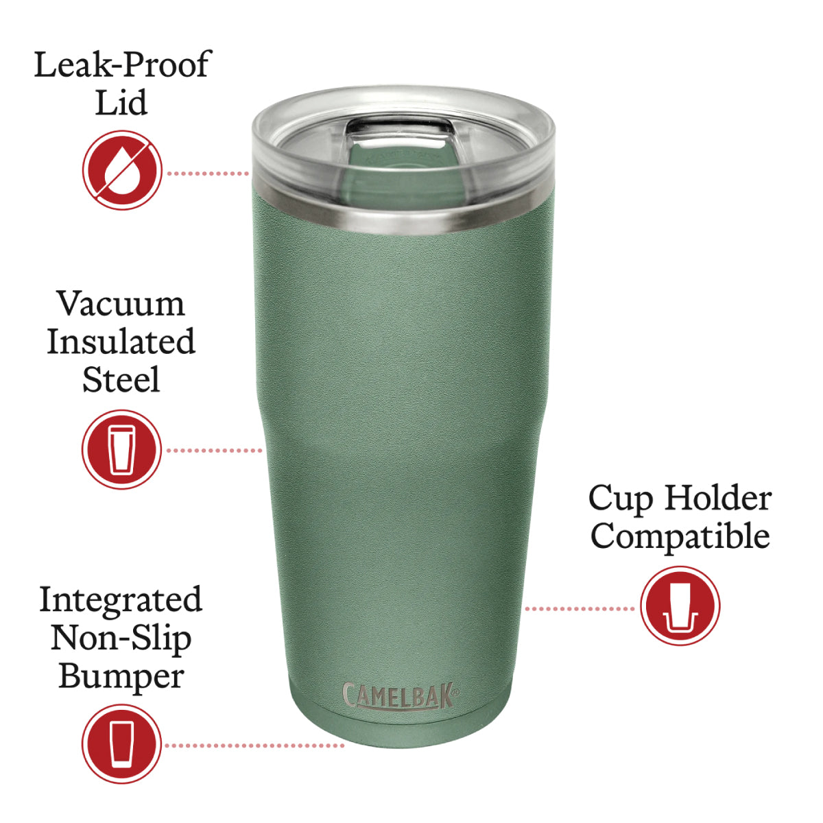 Thrive™ 20 oz Tumbler, Insulated Stainless Steel