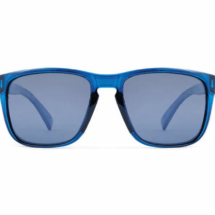 Optic Nerve-Ziggy Crystal Blue w/ Polarized Smoke Lens Silver Mirror