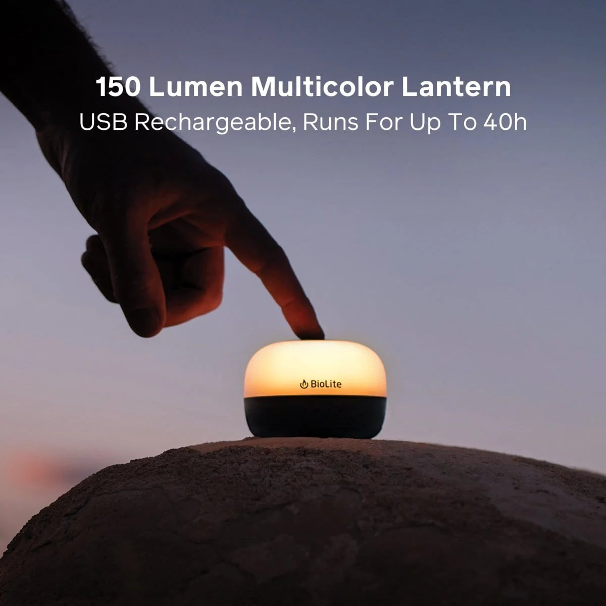 Alpenglow Mini Lantern Charcoal