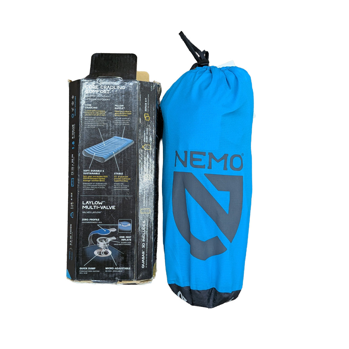 Used | NEMO Quasar 3D Sleeping Pad - Regular