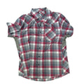 Used | Club Ride Red Plaid Button-Up Shirt - XL