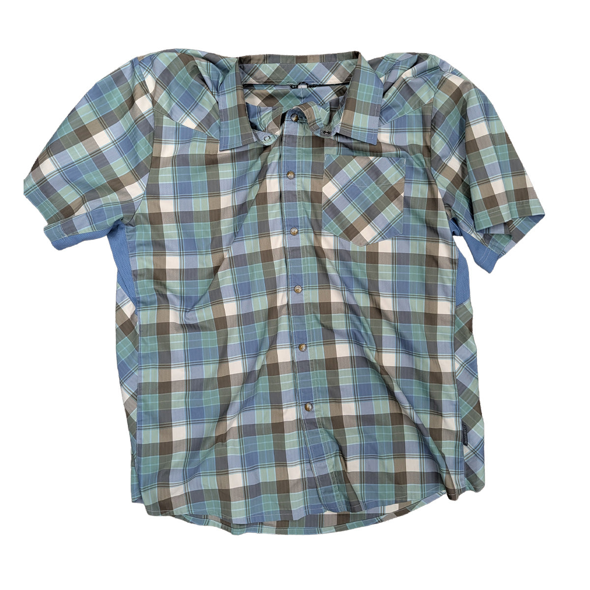Used | Club Ride Green Plaid Button-Up Shirt - XL