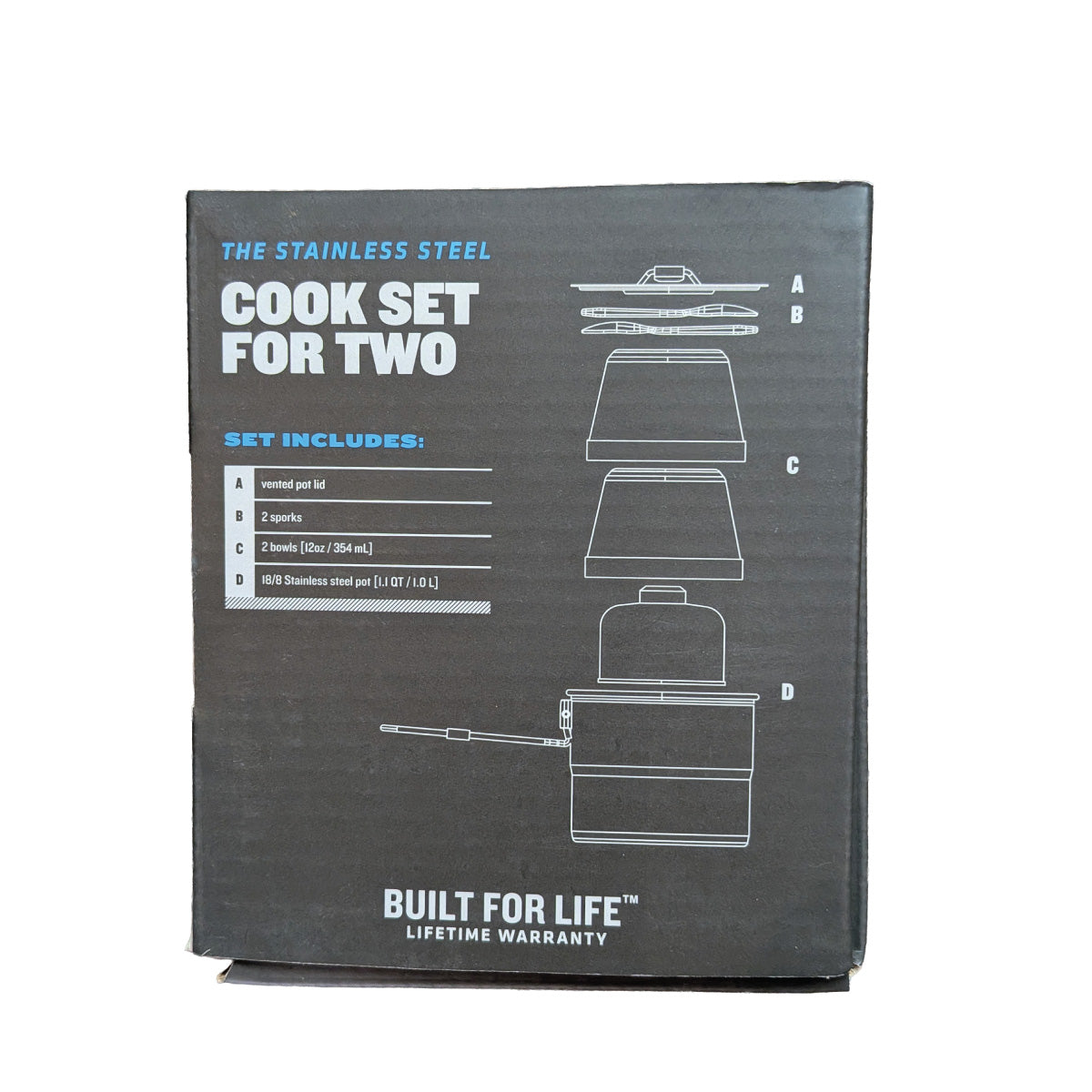 Stanley Adventure Series Stainless Steel Cook Set for Two