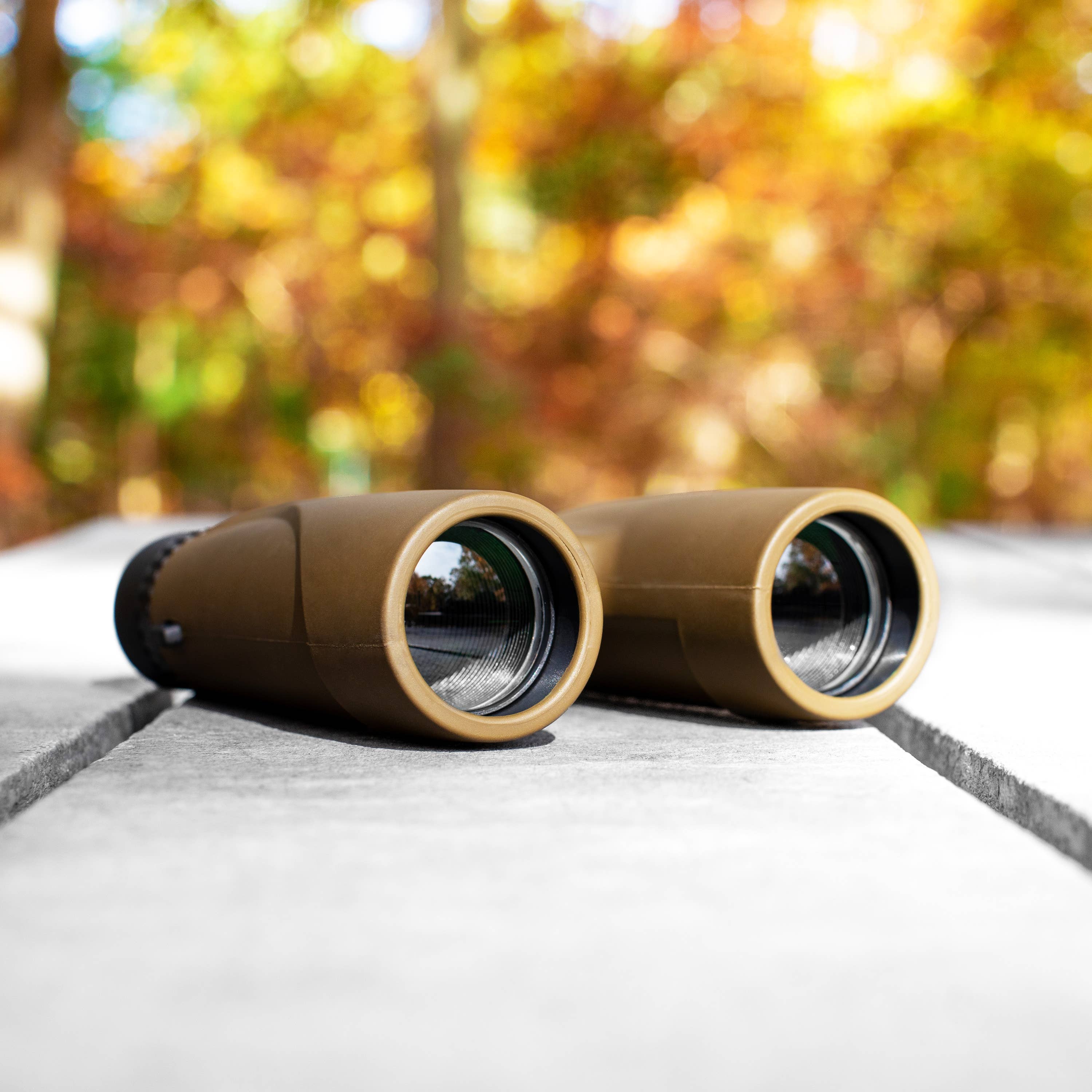 Stinger™ 12x32mm Compact Multi Coated Binoculars, Olive Grn