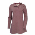 PURNELL FLEECE KNIT TUNIC BURGANDY LG