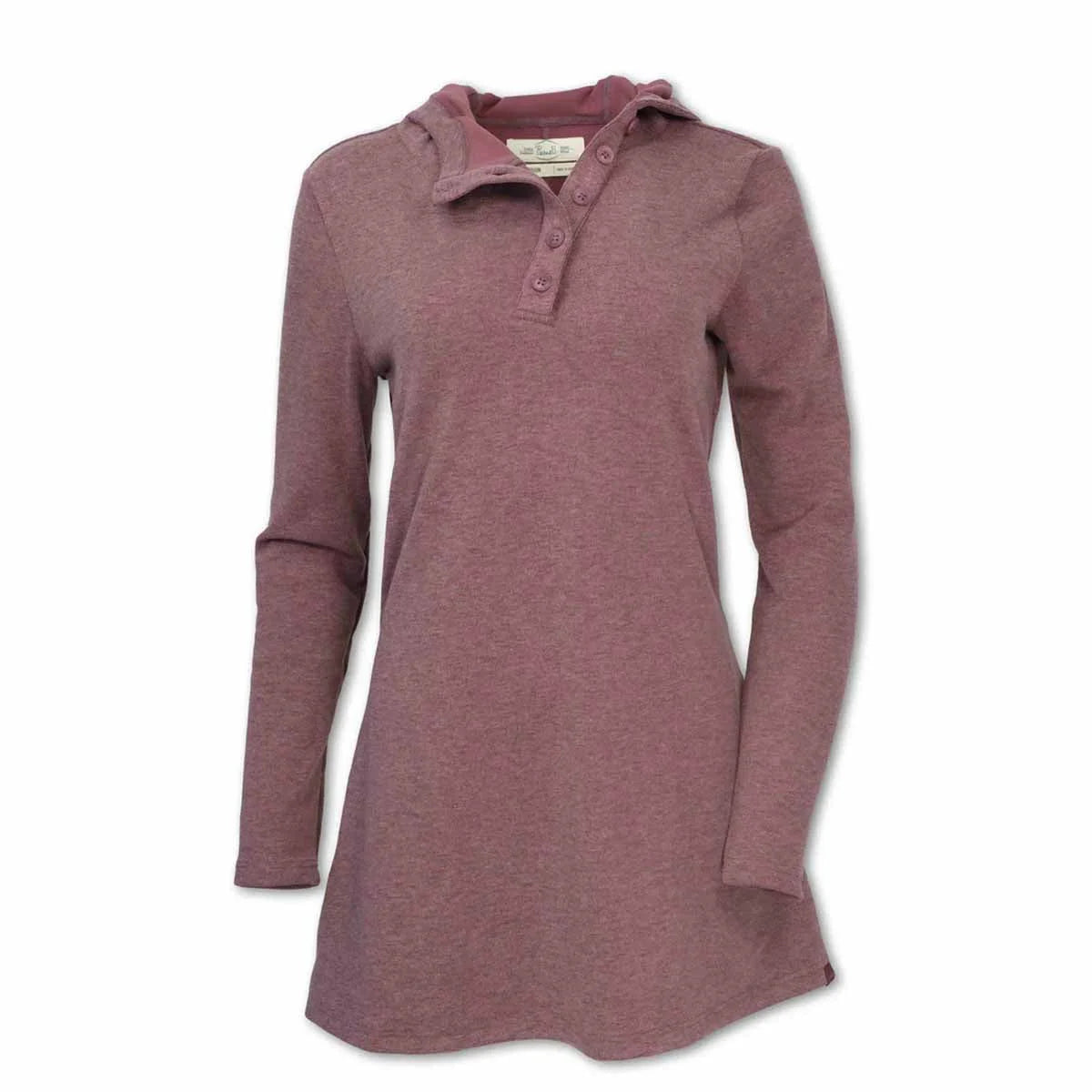 PURNELL FLEECE KNIT TUNIC BURGANDY LG