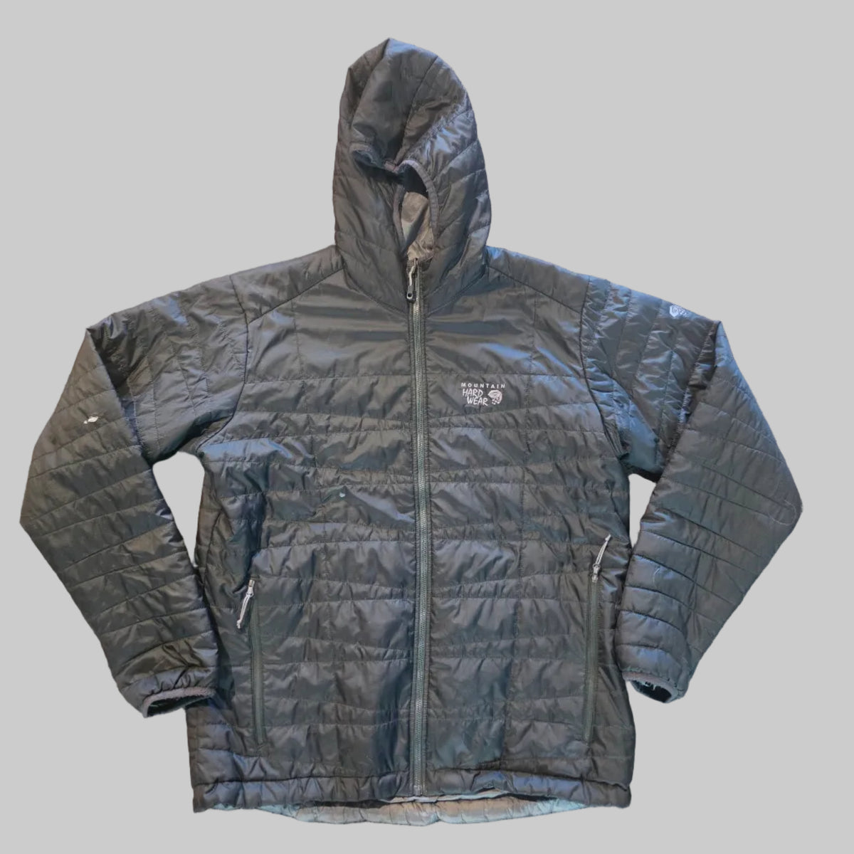Mountain Hardwear charcoal insulated jacket photo 1