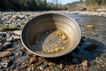 10" Black Finishing Gold Pan-USED